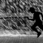 Running in The Rain