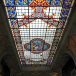 Vitral do tecto  (Livraria Lello (Porto)