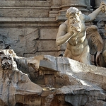 Fontana di Trevi - detalhe