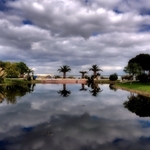 O céu refletido