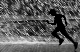 Running in The Rain 