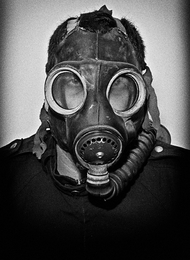 Second World War gas mask! 