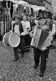 Músicos na feira 