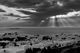 Nuvens em Mikonos 