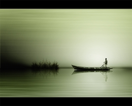 alone Fisherman 