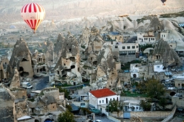 De balão na Capadocia 