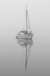 Anchored in the fog 