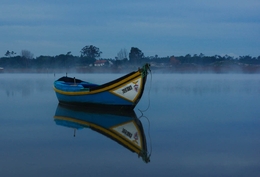 Glorioso em tons de azul 