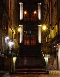 Elevador de Sta Justa ( entrada ). 