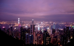 Hongkong view from The Peak 
