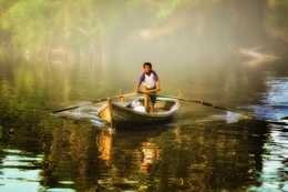 Crossing the river 