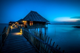 Blue Hour @ Telunas Beach, Batam, Indonesia 