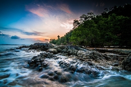 Sunset @ Telunas Beach, Batam, Indonesia 