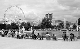 Planos no Jardim das Tuileries 
