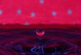 Photography with water--stars-- 
