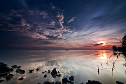 Sunrise at Gebang Beach 