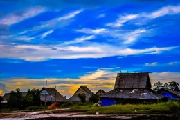 pemandangan di kampung pembataan 