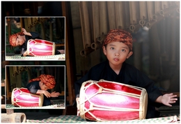 Traditional Kendang Player 