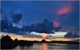 senja di flamboyan bawah Palangka Raya ! 