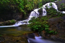 Lingga Island Waterfall  