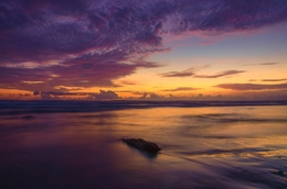 Sunset beach of Aceh 
