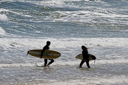 O fim e o inicio do surf cruzando-se 