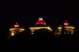 Palácio de Monserrate à noite 