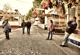 Na feira 