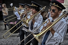 Músicos na rua 