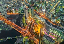 Night view of Tokyo  