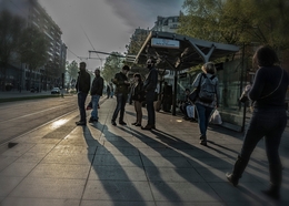 Paris - Estação de Metro - Manhã - Abril 