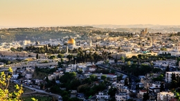 Entardecer em Jerusalém  