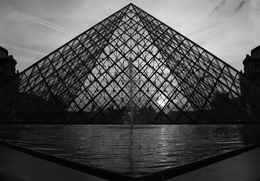 Le Louvre,ao entardecer 