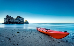 The red kayak 