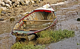 Barco Abandonado! 