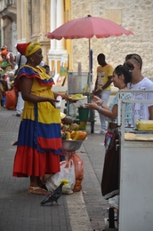 Vendedora de frutas - Cartagena 