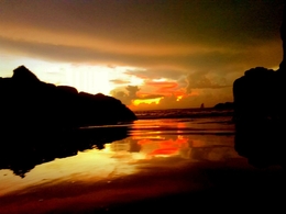 mirror of sunset #by bimantara SOS 