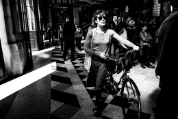 A mulher da bicicleta 