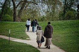 Caminhando em Versalhes 