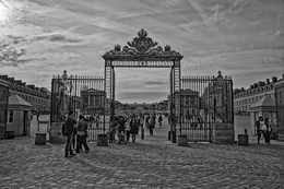 Palácio de Versalhes - Portões exteriores 