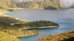 Lagoa do Fogo, São Miguel, Azores islands .  
