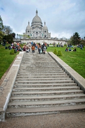 Subindo ao Sacré-Coeur - Paris 