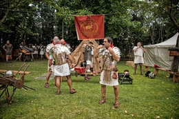 Preparando-se para o desfile 