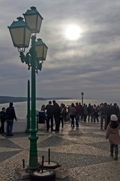 Passeantes numa tarde de domingo 