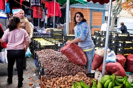 Na feira 