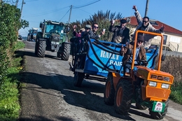 O desfile dos tractores 