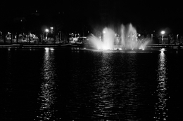 Fountain in the lagoon pool 