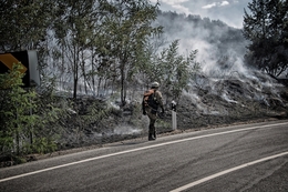 No combate ao incêndio 