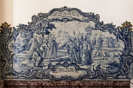 Azulejo no mosteiro de Alcobça 