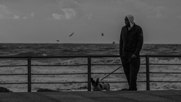 Passeio à beira mar 